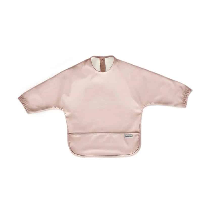 Pippeta Waterproof Cape Sleeved Bib - Ash Rose