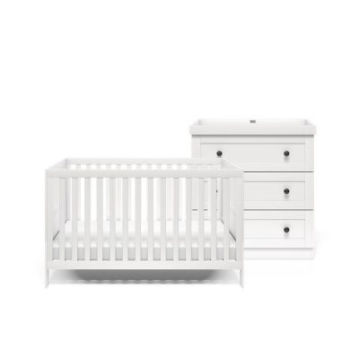 Silver Cross Bromley 2 Piece Room Set - White
