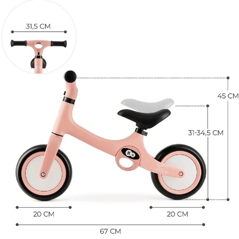 Kinderkraft TOVE Balance Bike Pink