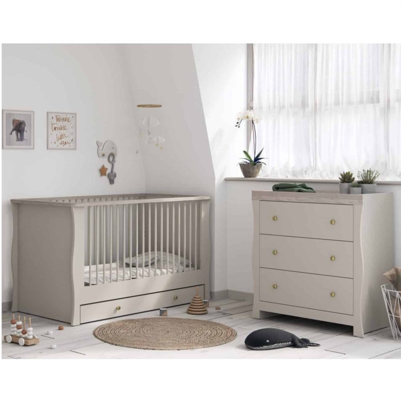 Little Acorns Celeste 2 Piece Room Set - Cashmere/Grey Ash