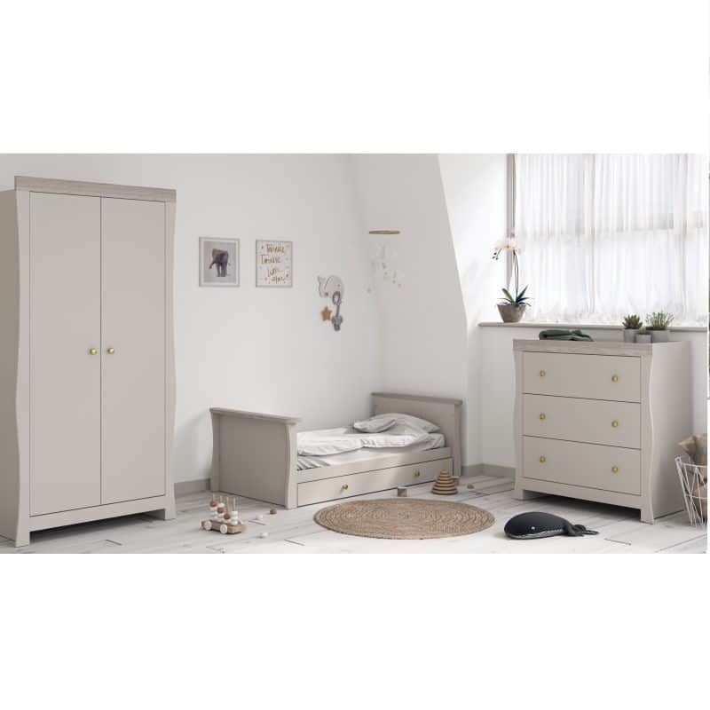 Little Acorns Celeste 3 Piece Room Set - Cashmere/Grey Ash