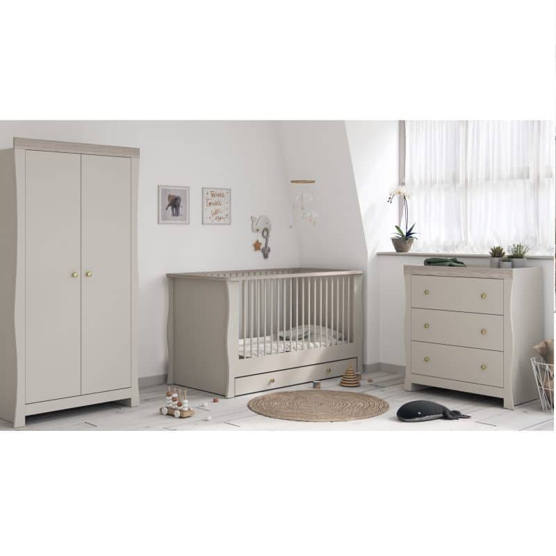 Little Acorns Celeste 3 Piece Room Set - Cashmere/Grey Ash