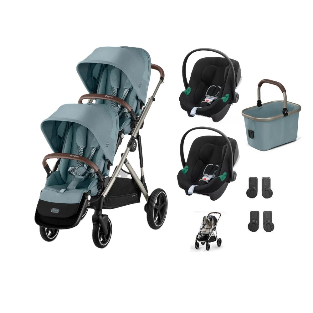 Cybex Gazelle S Twin Pushchair Sky Blue