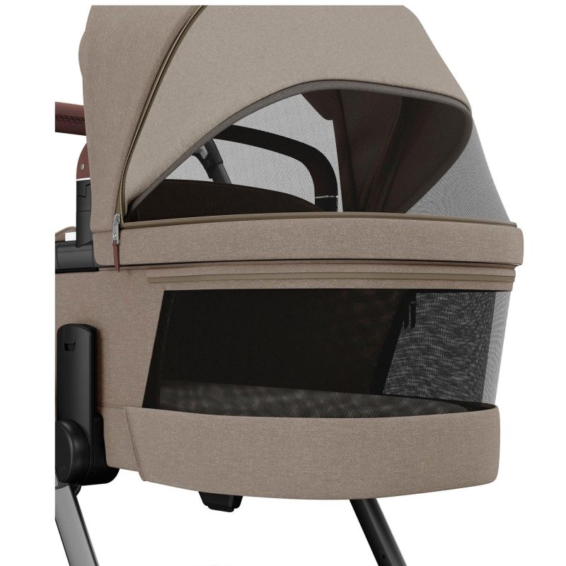 Maxi-Cosi Fame Pushchair Essential Bundle - Twillic Truffle Brown Wheels