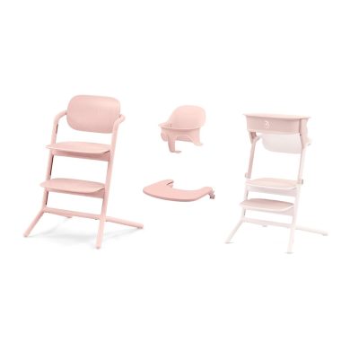 Cybex Lemo Highchair and Learning Tower Set - Pearl Pink