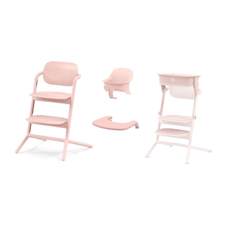 Cybex Lemo Highchair and Learning Tower Set - Pearl Pink