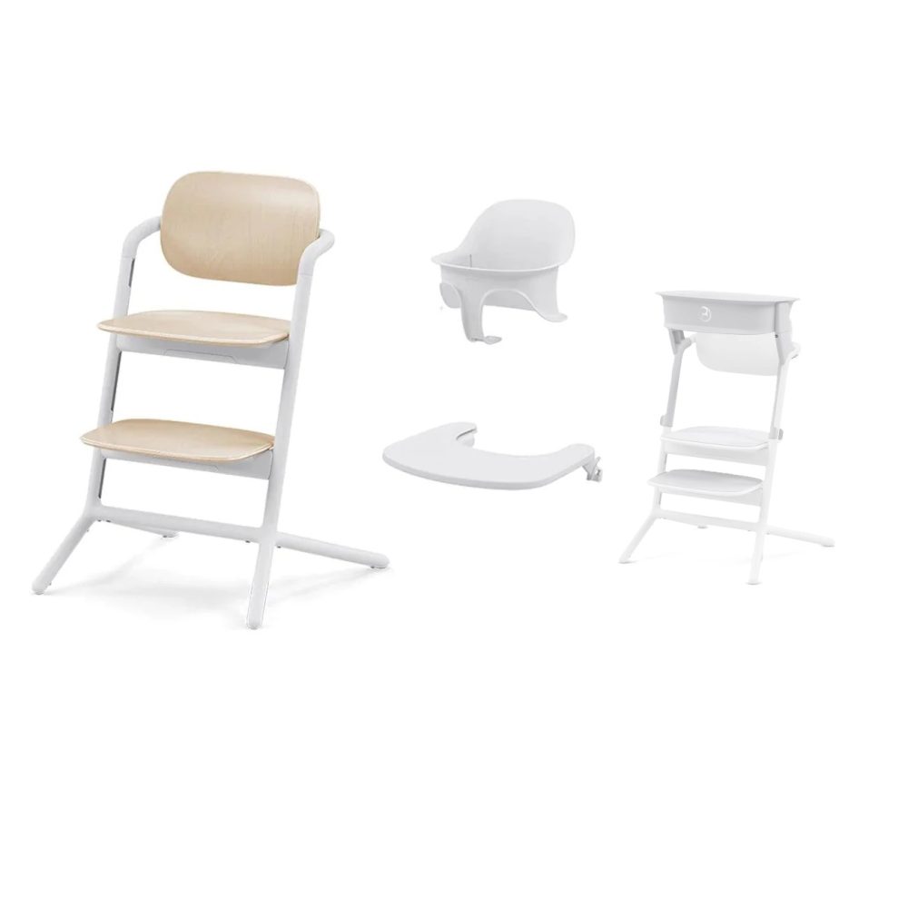 Cybex Lemo Highchair and Learning Tower Set - Sand White