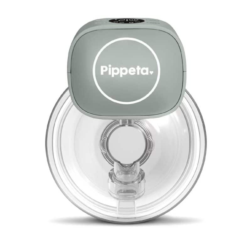 Pippeta LED Wearable Hands Free Breast Pump - Sea Salt