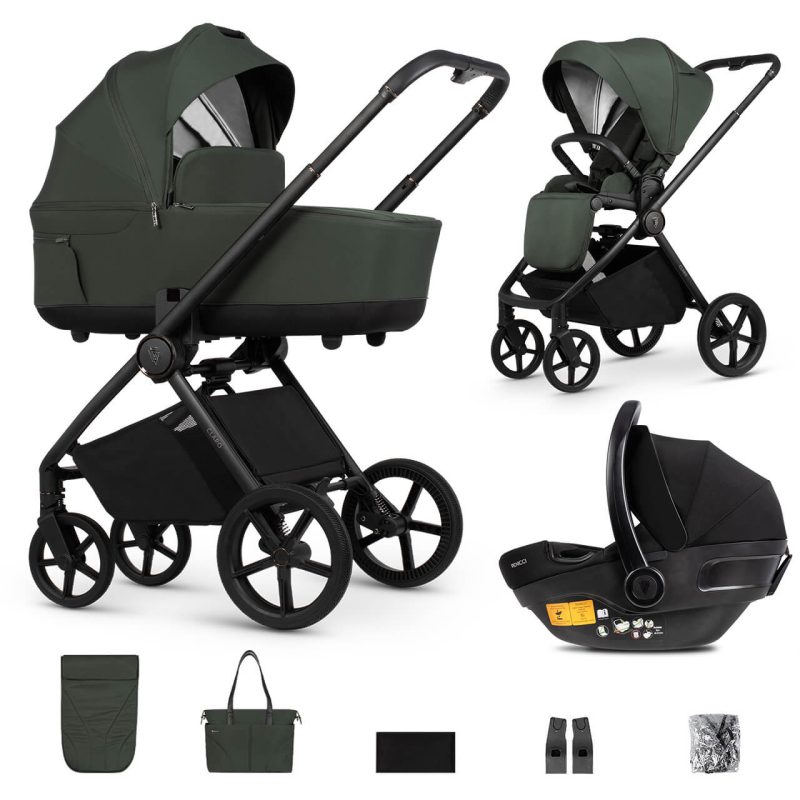 venicci-claro-3-in-1-travel-system-bundle-forest