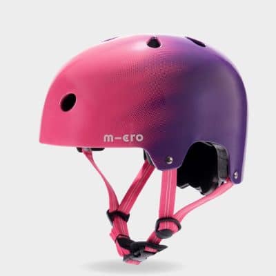 Micro Ombre Purple/Pink Printed Helmet Small