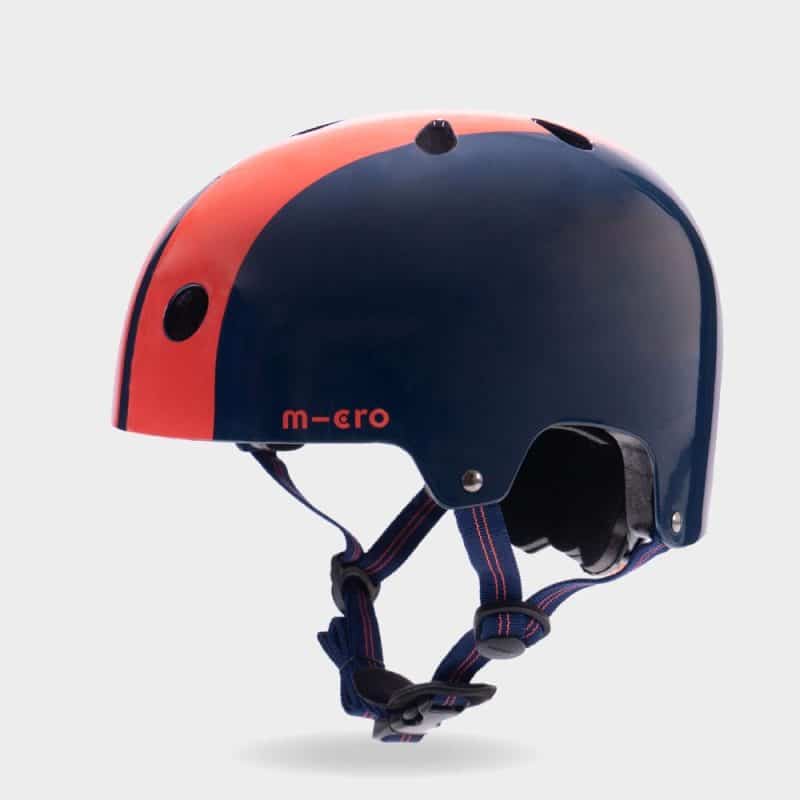 Micro Stripe Blue/Red Printed Helmet Small