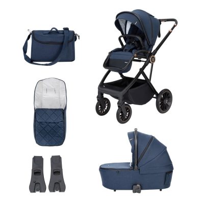 Babymore Chia Pram Pushchair - Midnight Blue