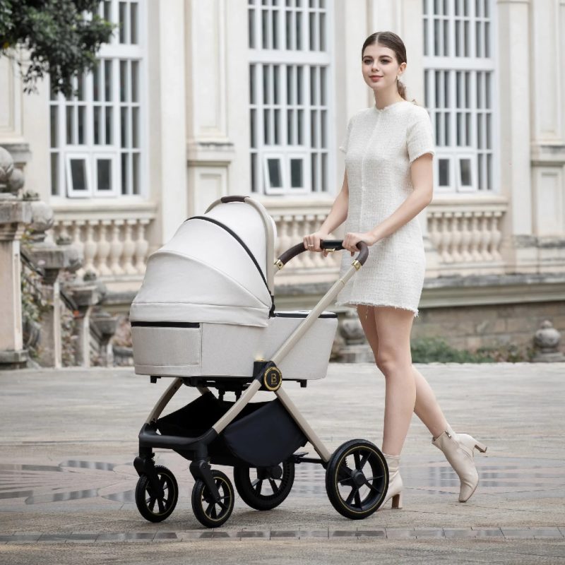 Babymore Kai Pram Pushchair - Sandstone