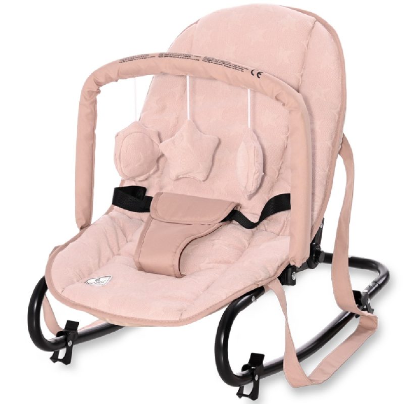 Lorelli Baby Rocker ELIZA LUXE - Pink Stars