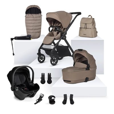 Silver Cross Reef 2 Mocha Travel System Ultimate Bundle (12 piece)