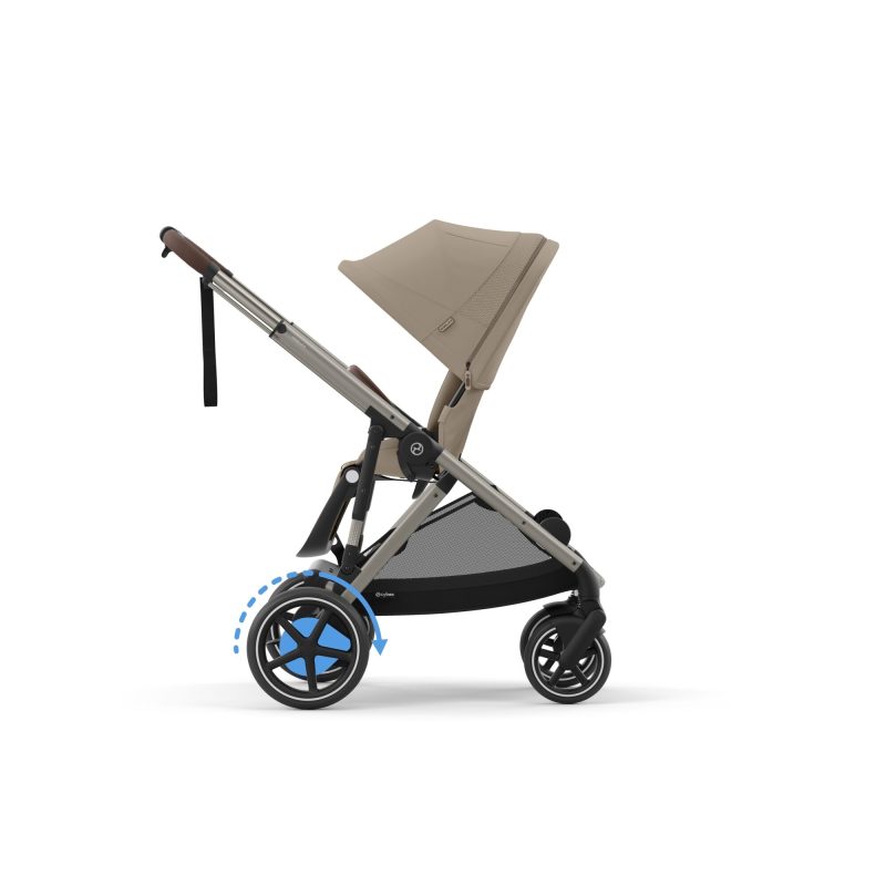 Cybex eGazelle S Pushchair Black - Almond Beige