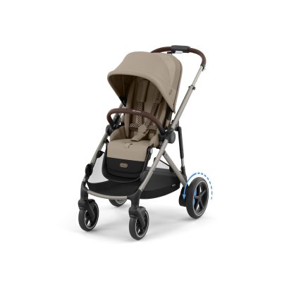 Cybex eGazelle S Pushchair Black - Almond Beige