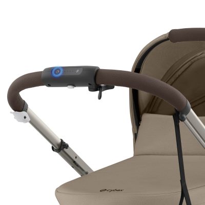 Cybex eGazelle S Pushchair Black - Almond Beige