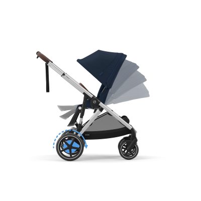 Cybex eGazelle S Pushchair Black - Ocean Blue