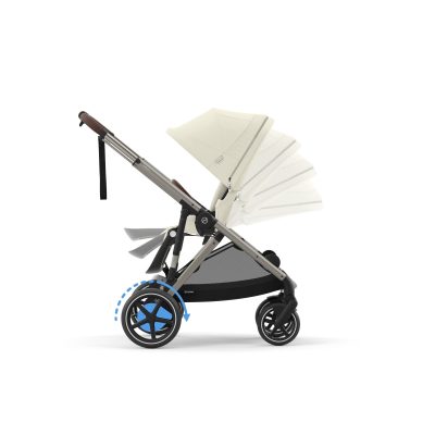 Cybex eGazelle S Pushchair Black - Seashell Beige