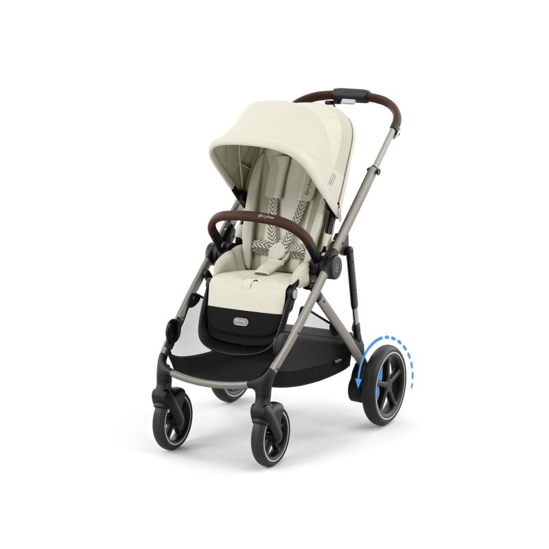 Cybex eGazelle S Pushchair Black - Seashell Beige