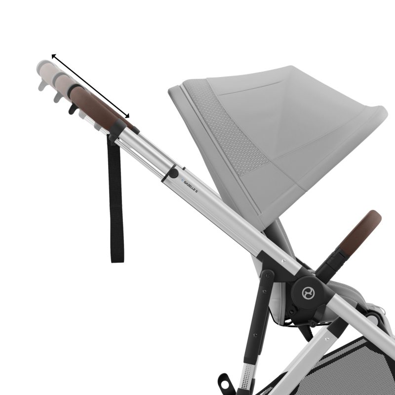 Cybex eGazelle S Pushchair Black - Stone Grey