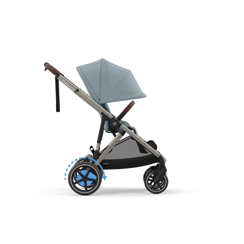 Cybex eGazelle S Pushchair Black - Stormy Blue