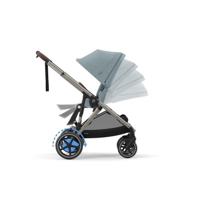 Cybex eGazelle S Pushchair Black - Stormy Blue