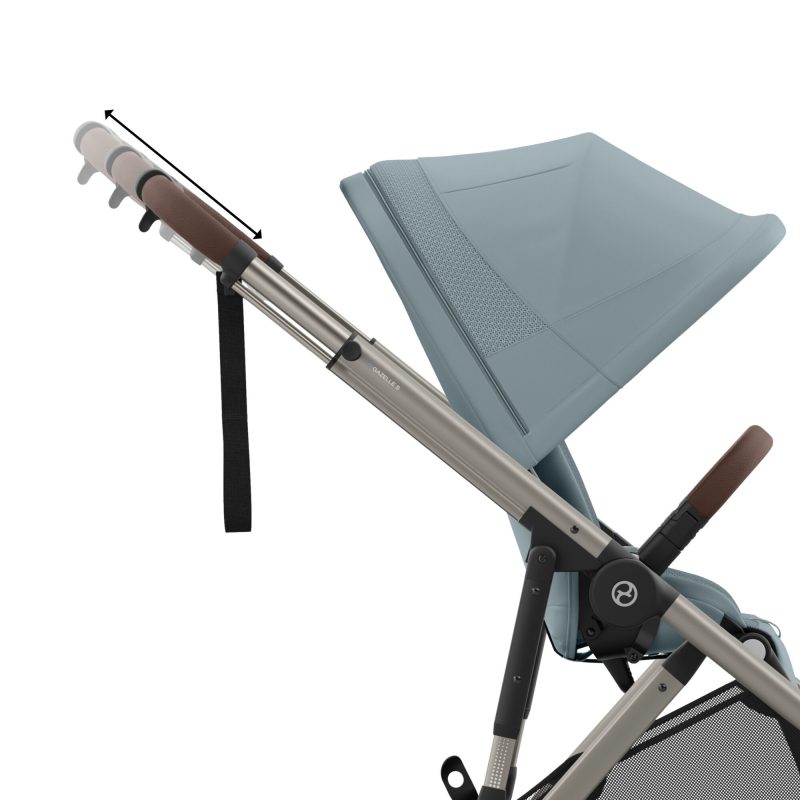 Cybex eGazelle S Pushchair Black - Stormy Blue