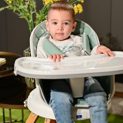 Lorelli Napoli High Chair with 360° Rotaion - Grey