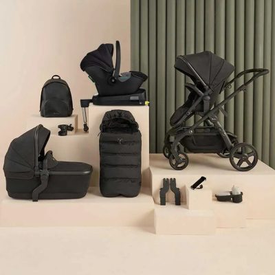 Silver Cross Wave Onyx Travel System Ultimate Bundle