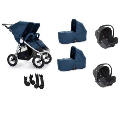 Bumbleride Indie Twin Ultimate Travel System Twin Bundle - Maritime Blue 2