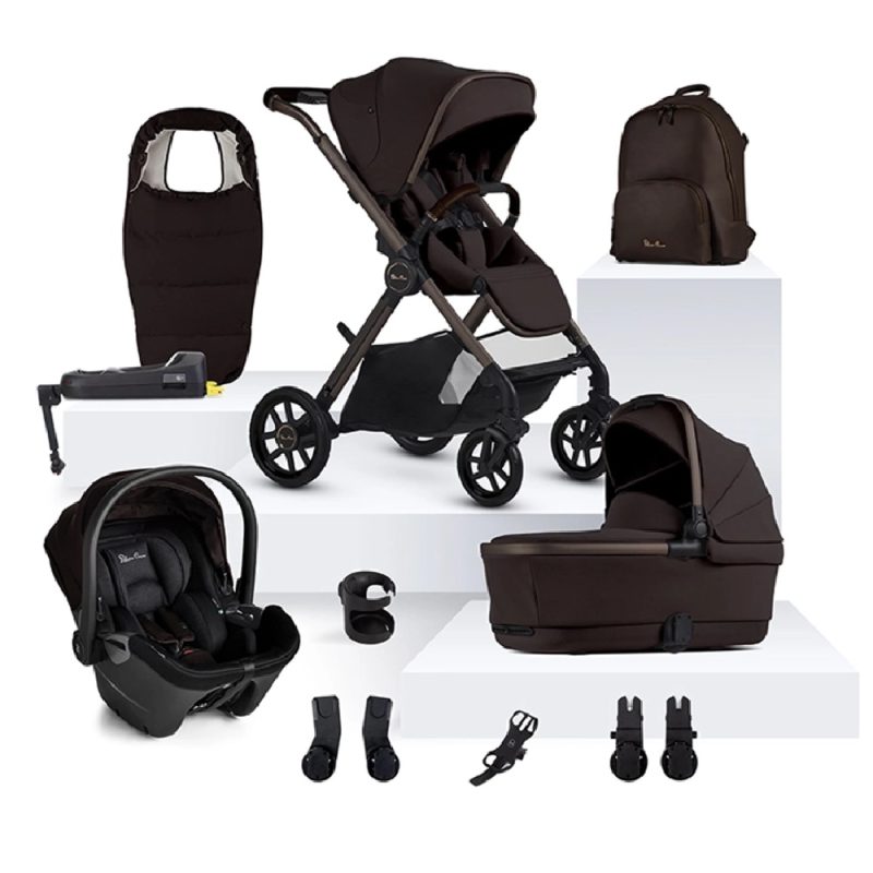 Silver Cross Reef 2 SPECIAL EDITION Ganache Travel System Ultimate Bundle