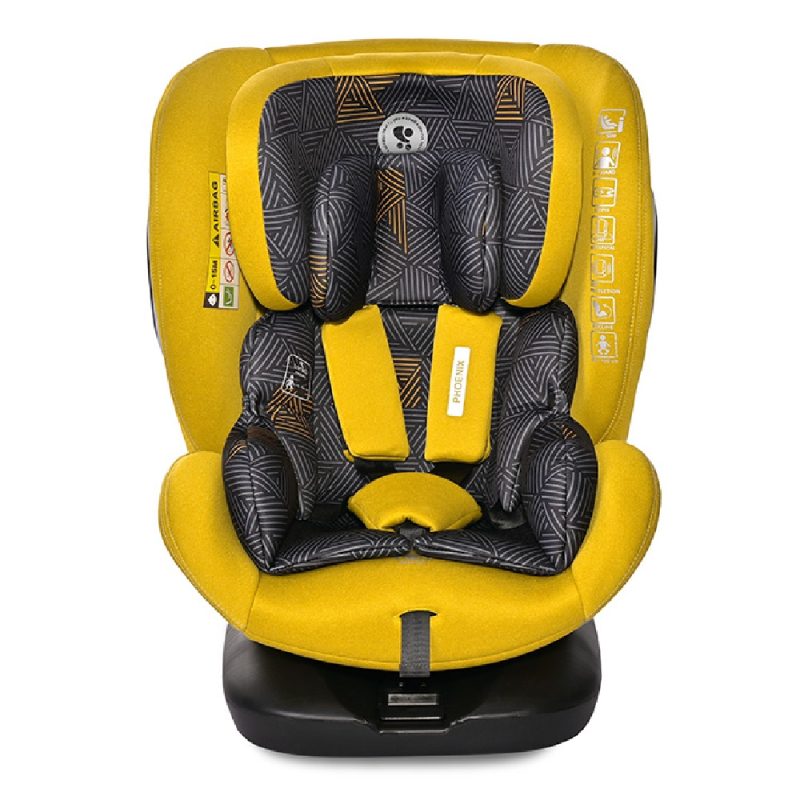 Lorelli PHOENIX i-Size ISOFIX 360 Car Seat - Yellow