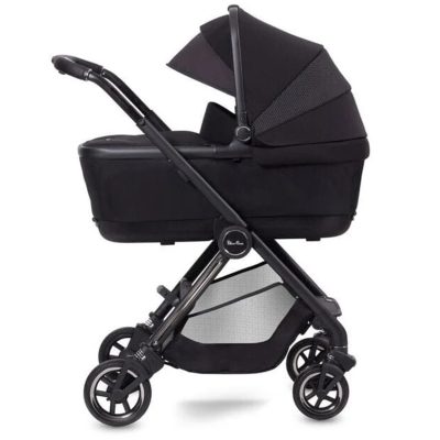 Silver Cross Dune Pushchair with First Bed Folding Carrycot - Space (outlet)