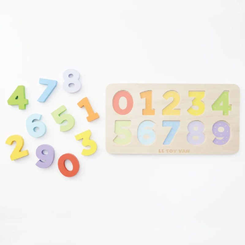 Le Toy Van Counting Wooden Numbers Shape Sorter