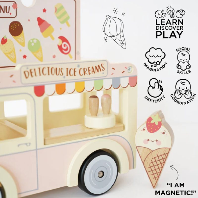 Le Toy Van Wooden Ice Cream Van