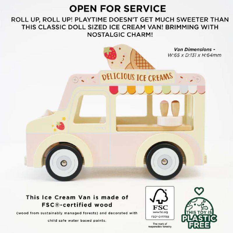 Le Toy Van Wooden Ice Cream Van