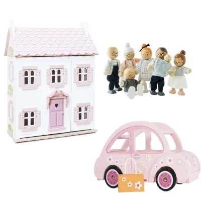 Le Toy Van Sophie's Dolls House with Car and Family