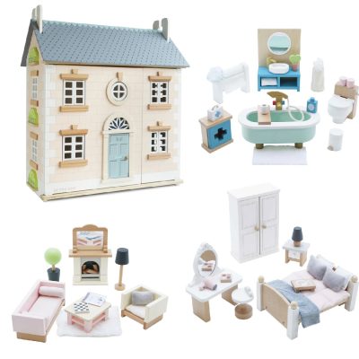 Le Toy Van Bay Tree Doll House with Furniture