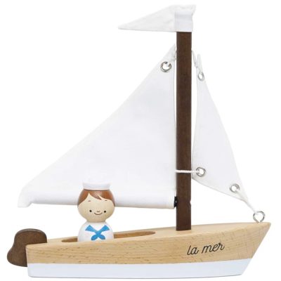 Le Toy Van Wooden Sailing Boat and Captain