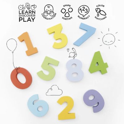 Le Toy Van Counting Wooden Numbers Shape Sorter