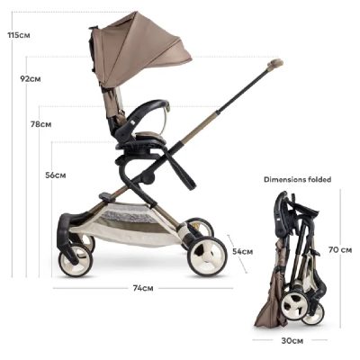 Micro Lightweight Stroller 360 Latte