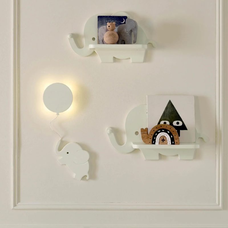 Mamas & Papas Elephant Shelves and Nightlight