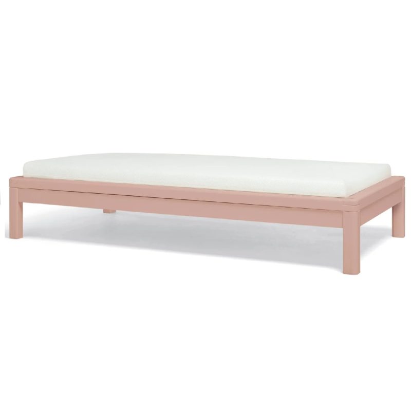 Mamas & Papas Solo Cot Bed and Mattress - Blush