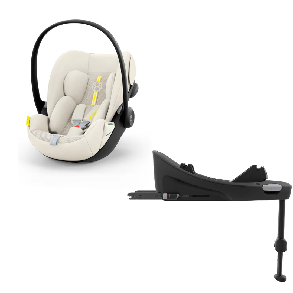 Cybex Cloud G Plus i-Size Car Seat with isofix Base - Seashell Beige