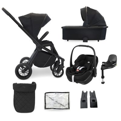 My Babiie Travel System with Pebble 360 Pro2 Car Seat - Black