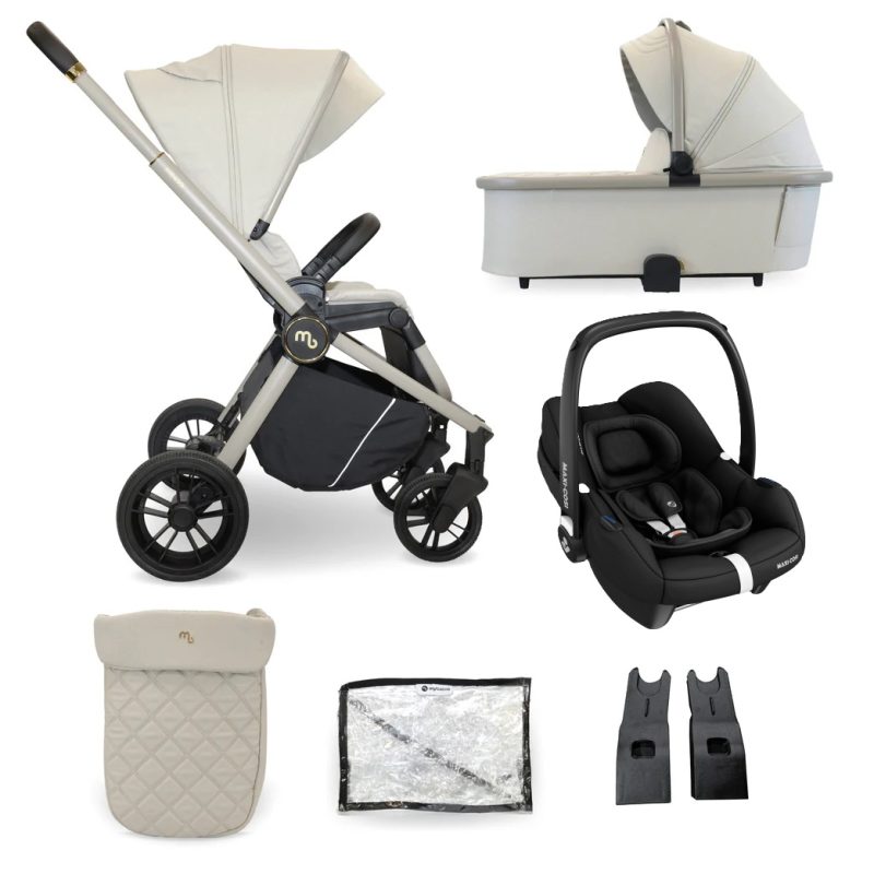 My Babiie Travel System with Cabriofix Car Seat - Ivory