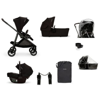 Nuna SWIV Stroller + PIPA NEXT Travel System - Caviar