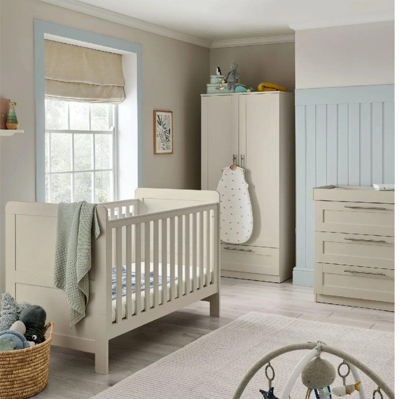 Mamas & Papas Hampden 5 Piece Nursery Room Set - Pebble